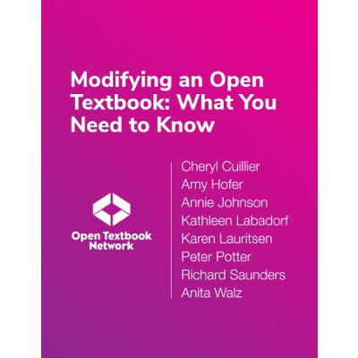 Modifying an Open Textbook : What You Need to Know icon