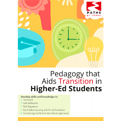 Pedagogy that Aids Transition in Higher-Ed Students icon