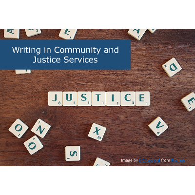 Writing in Community and Justice Services