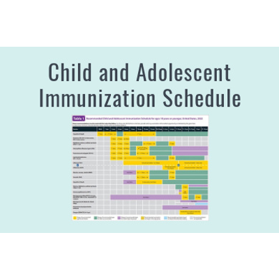 CDC - Child and Adolescent Immunization Schedule icon