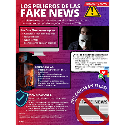Los peligros de las fake news icon