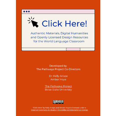 Click Here! Authentic Materials, Digital Humanities and Openly Licensed Design Resources for the World Language Classroom icon