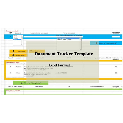 Project Document Tracker Template Excel icon