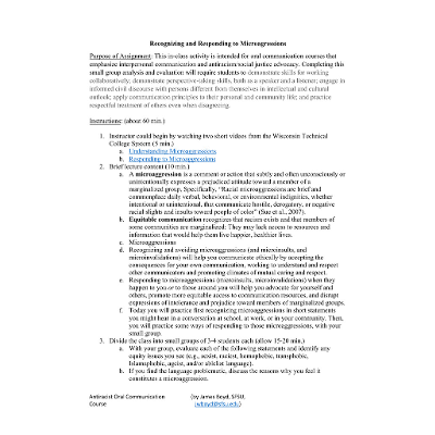 Recognizing & Responding to Microaggressions.docx icon