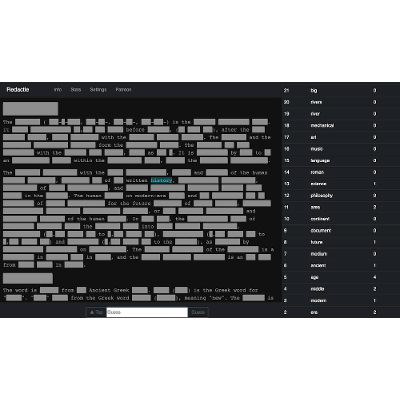 Redactle Unlimited icon
