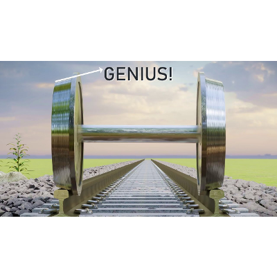 The interesting engineering behind the SHAPE of Train wheels! icon