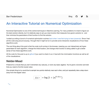 An Interactive Tutorial on Numerical Optimization icon