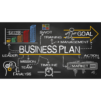 Business Plan Template for Business Management icon
