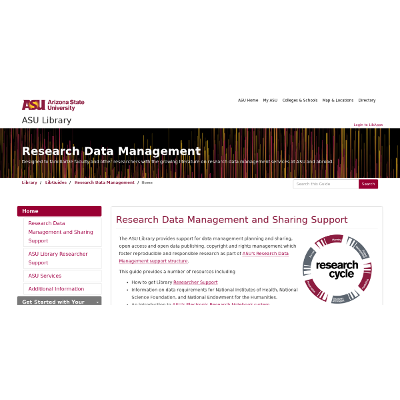 LibGuides: Research Data Management and Sharing: Tutorials icon
