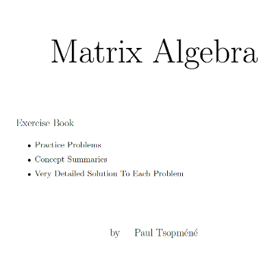 Matrix Algebra Exercise Book icon