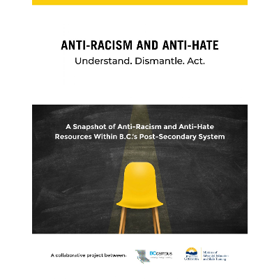 Understand. Dismantle. Act: A Snapshot of Anti-Racism and Anti-Hate Resources Within BC’s Post-Secondary System icon