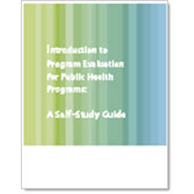 Introduction to Program Evaluation for Public Health Programs: A Self-Study Guide icon