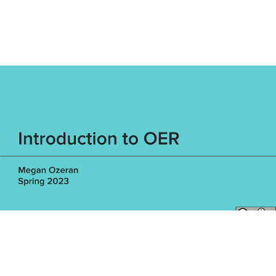 Introduction to OER icon