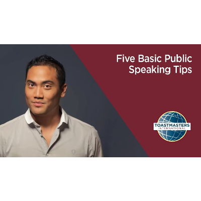 Five Basic Public Speaking Tips