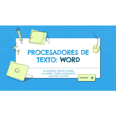 Introducción a los procesadores de texto: Word icon