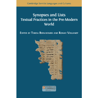Synopses and Lists: Textual Practices in the Pre-Modern World icon