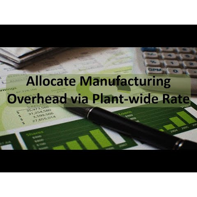 ABC Costing: Allocate Overhead via Plant-wide Rate icon