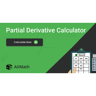 Partial Derivative Calculator: AllMath icon