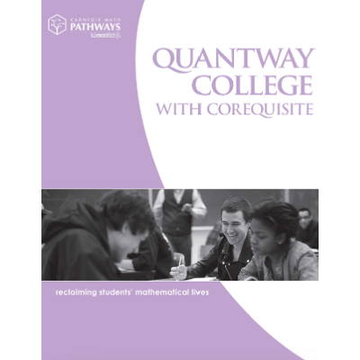 Carnegie Math Pathways OER: Quantway College with Corequisite icon