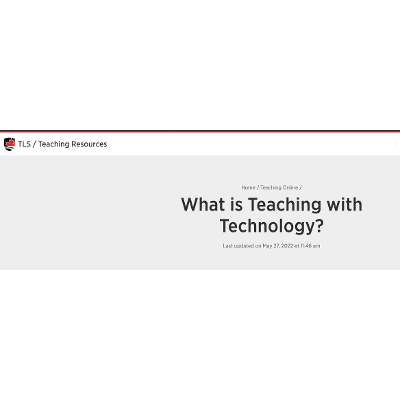 What is Teaching with Technology? - Teaching Resources icon