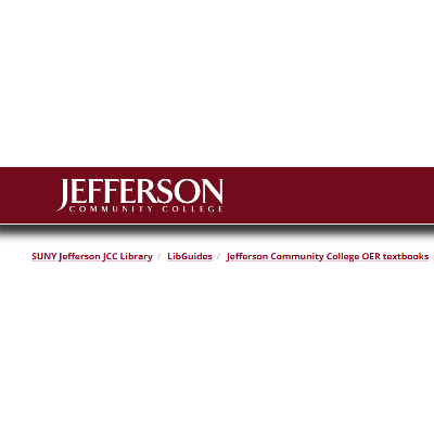 LibGuides: Jefferson Community College OER textbooks: OER textbooks organized by faculty member