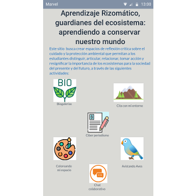 Aprendizaje Rizomático, guardianes del ecosistema icon