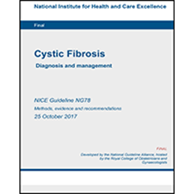 Cystic Fibrosis - Diagnosis and management -  NCBI Bookshelf icon