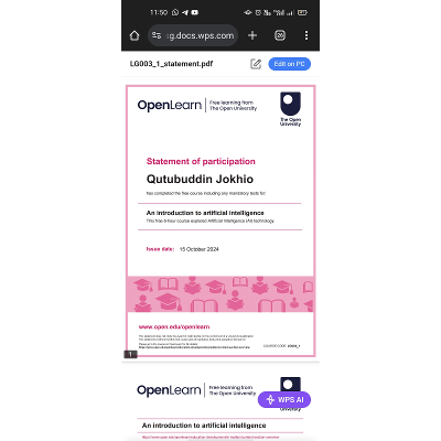 Online course certificate icon