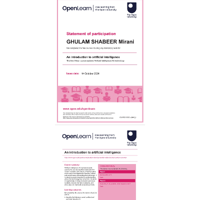 OPEN ONLINE CERTIFICATE icon