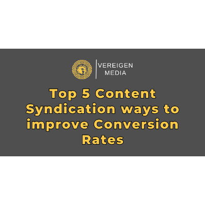 Top 5 Content Syndication ways to improve Conversion Rates  icon