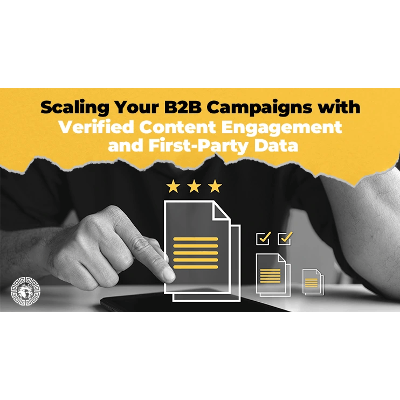 Scaling Your B2B Campaigns with VCE and First-Party Data icon