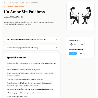 Learn Spanish With Short Stories | Fluent With Stories