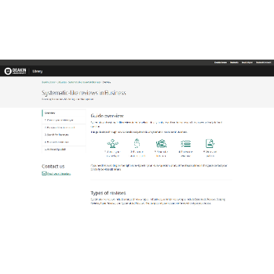 Systematic-like reviews in Business guide icon