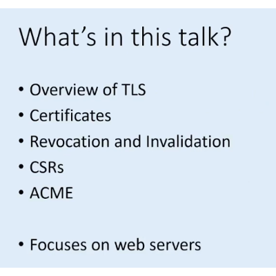 TLS in 2021 - YouTube icon