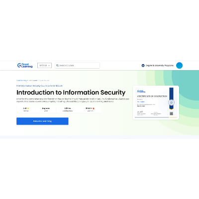 Introduction to Information Security Course with Certificate | Great Learning icon