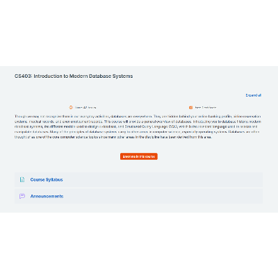 Introduction to Modern Database Systems icon