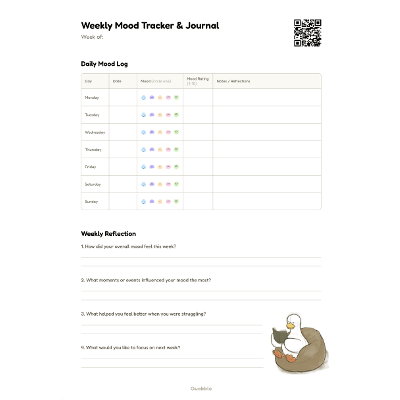Free Printable Mood Tracker icon