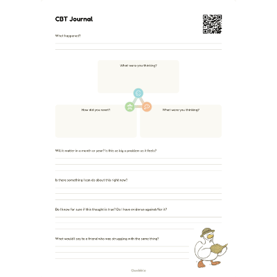 Free CBT Worksheet icon