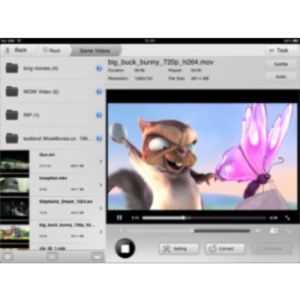 Air Playit App for iPad
