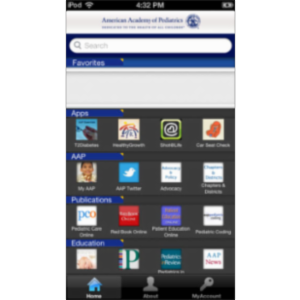 American Academy of Pediatrics App for iOS icon