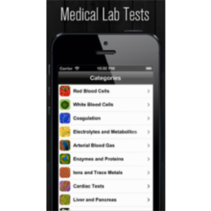 Medical Lab Tests App for iOS icon