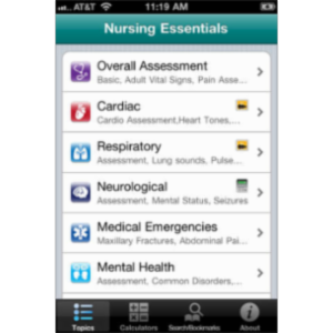 Nursing Essentials App for iOS