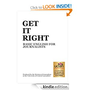 Get it right - basic english for Journalists icon