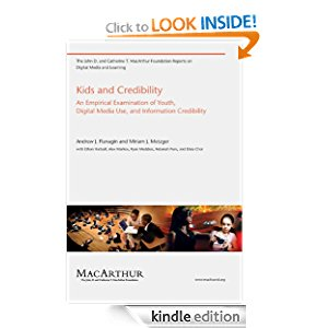 Kids and Credibility (The John D. and Catherine T. MacArthur Foundation Reports on Digital Media and Learning) icon