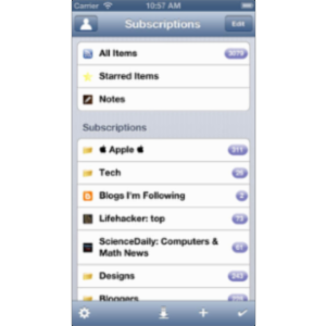 Feeddler RSS Reader App for iOS icon