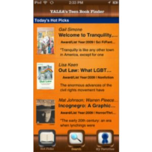 YALSA’s Teen Book Finder App for iOS icon