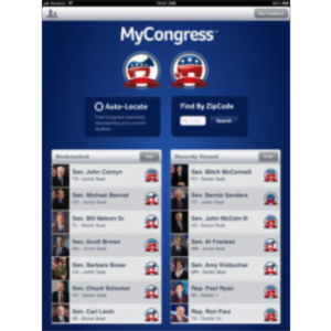MyCongress App for iPad icon