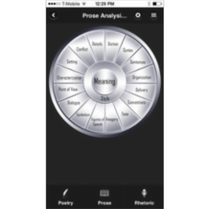 Literary Analysis Guide App for iOS