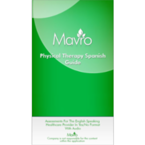 Physical Therapy Spanish Guide App for iOS icon