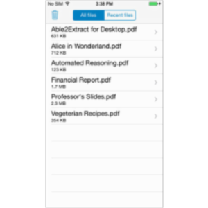 Able2Extract PDF Converter App for iOS icon